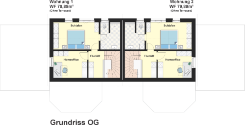Grundriss Obergeschoss